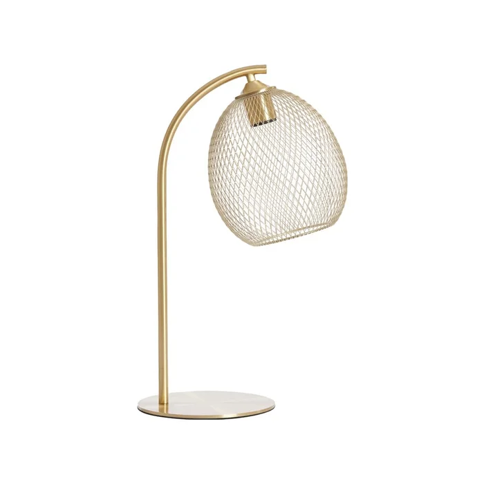 Zlatá stolní lampa Moroc
