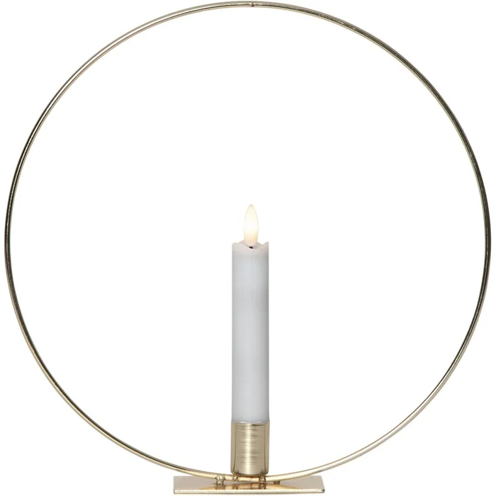 Zlatá světelná dekorace Flamme Table