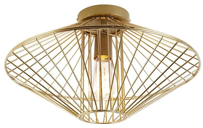 Zlaté designové stropní svítidlo Zahra