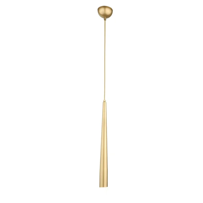 Zlaté závěsné svítidlo Agusta 10 cm