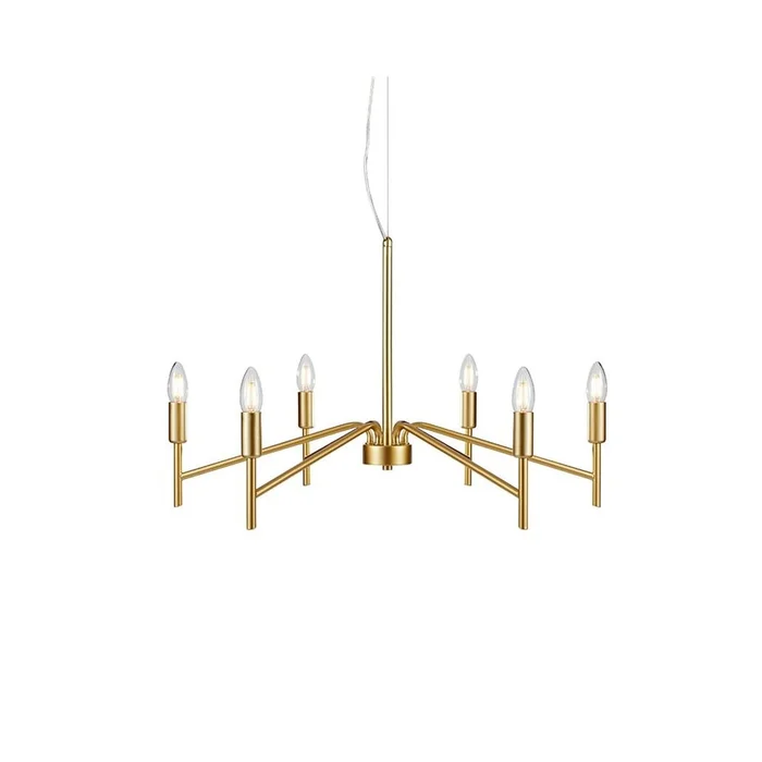 Zlaté závěsné svítidlo Markslöjd Monarch 70 cm