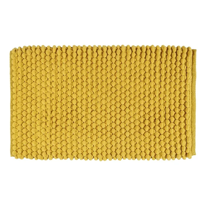 Žlutá textilní koupelnová předložka 50x80 cm Solivo