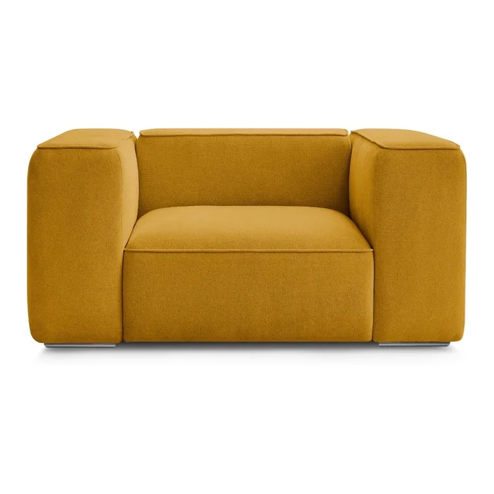 Žluté křeslo Zephyr od Bobochic Paris