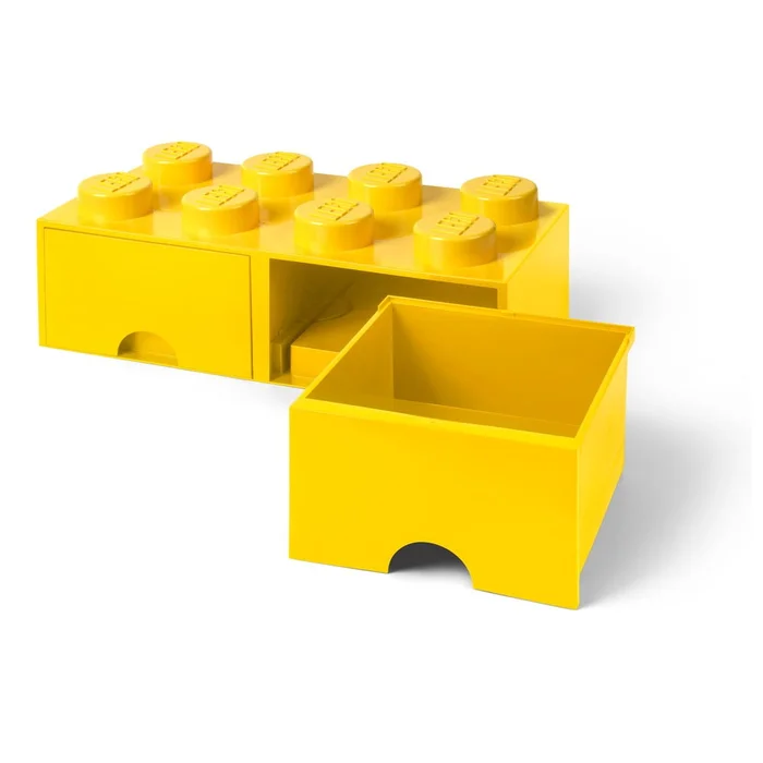 Žlutý LEGO® úložný box se dvěma šuplíky