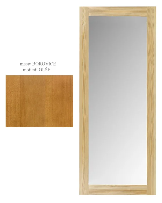 Zrcadlo ASISI – masiv borovice, moření ořech